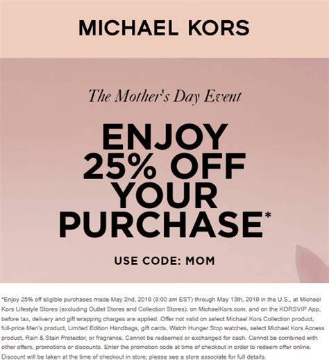 michael kors coupons online|michael kors discount codes.